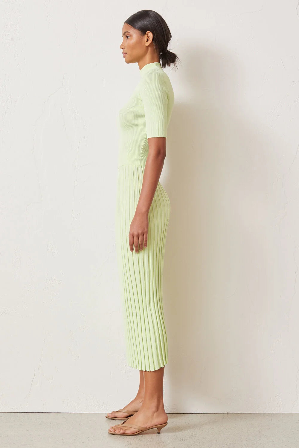 Bec + Bridge Citrus Club Knit Tee - Key Lime