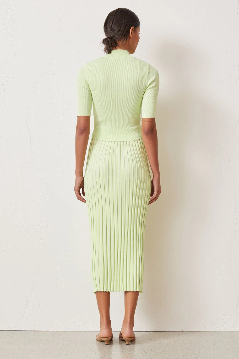 Bec + Bridge Citrus Club Knit Tee - Key Lime