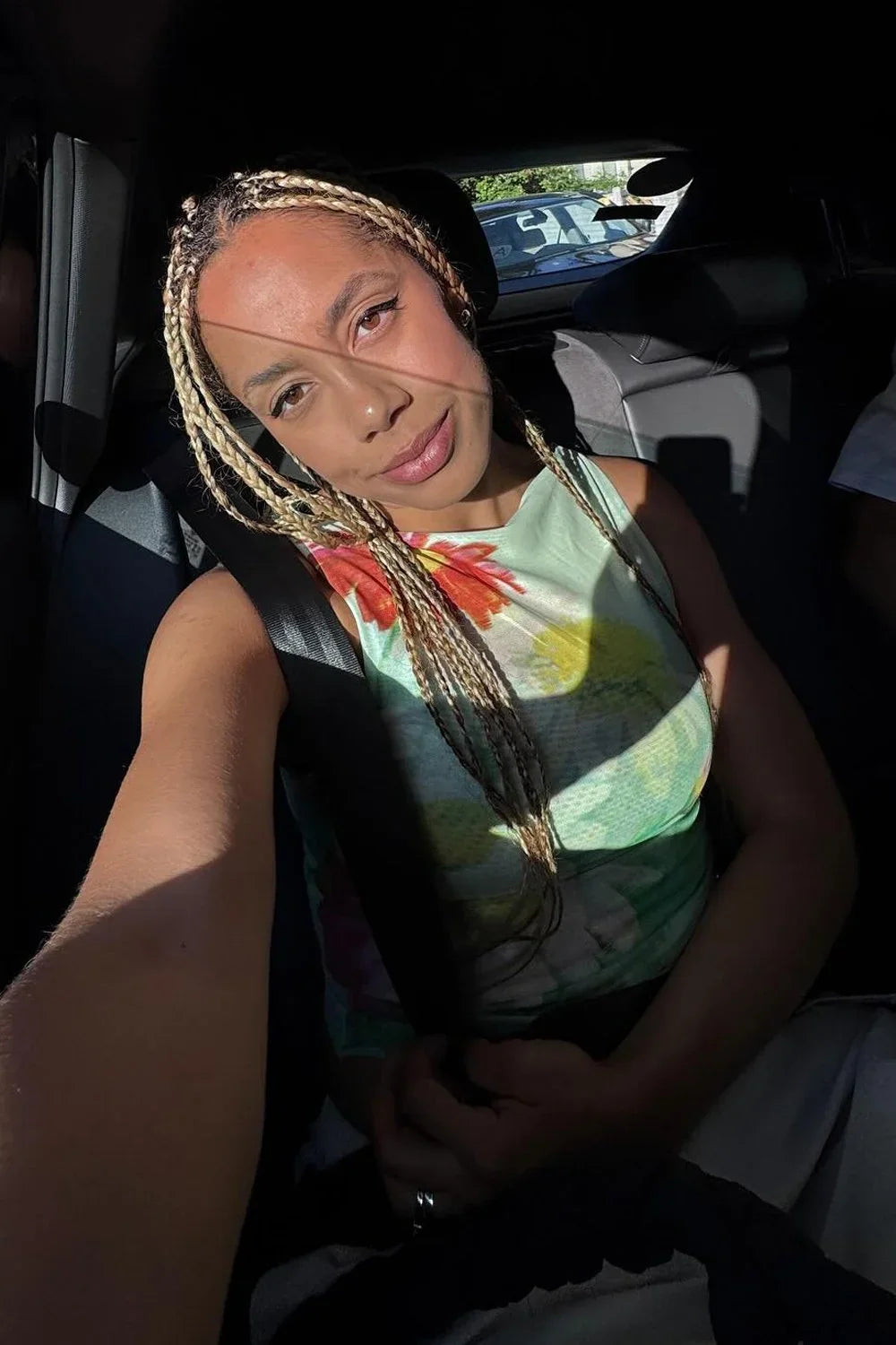 @jaydagmusic in House of Sunny Cosmos Mesh Top