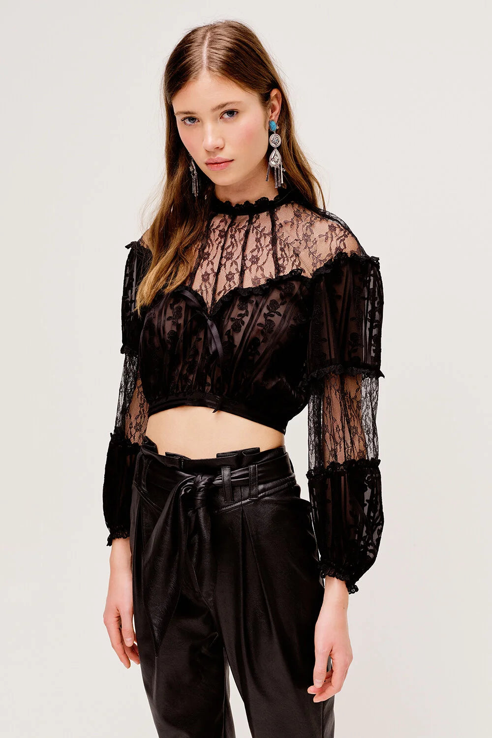 For Love & Lemons Dillon High Waist Pants