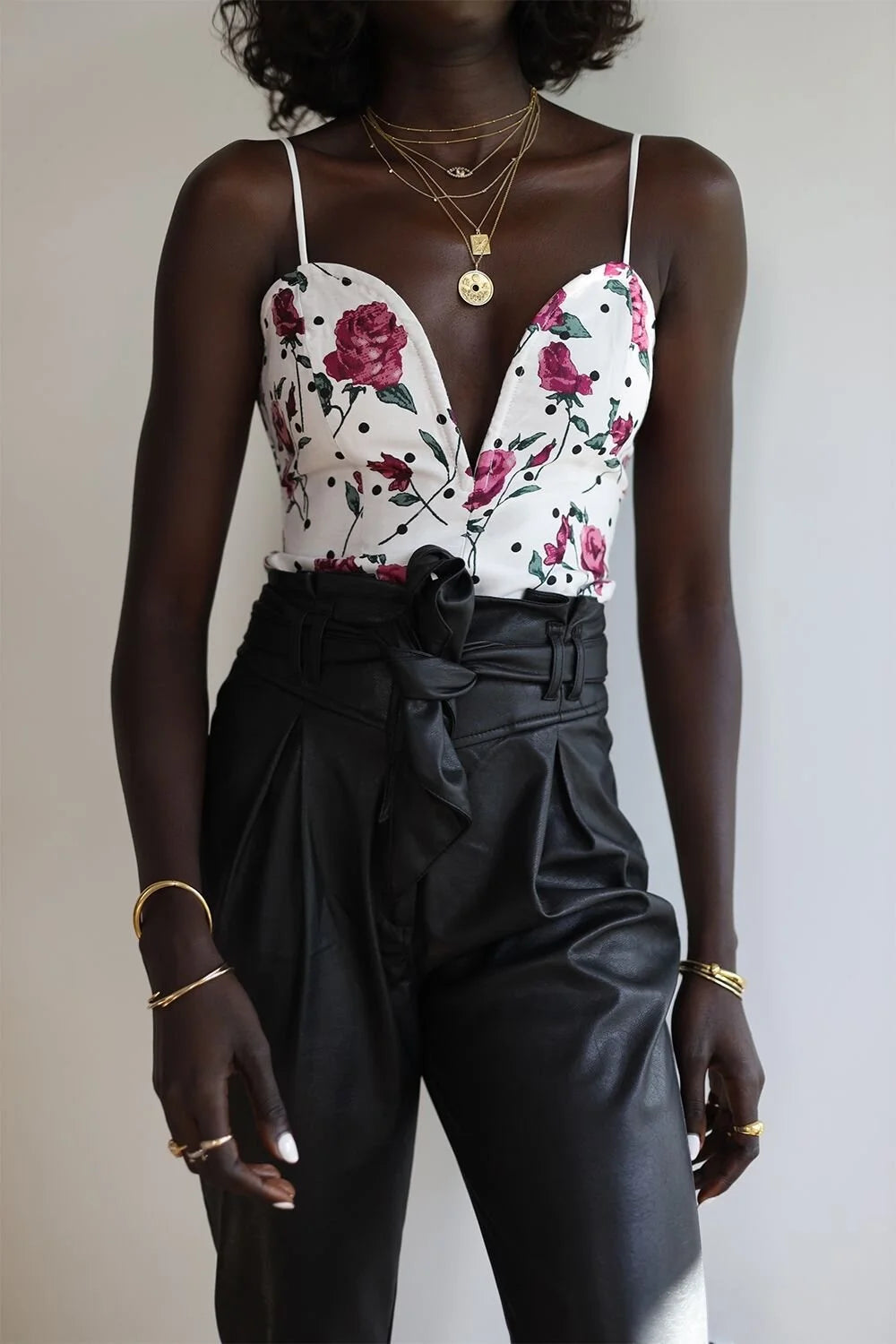 For Love & Lemons Dillon High Waist Pants