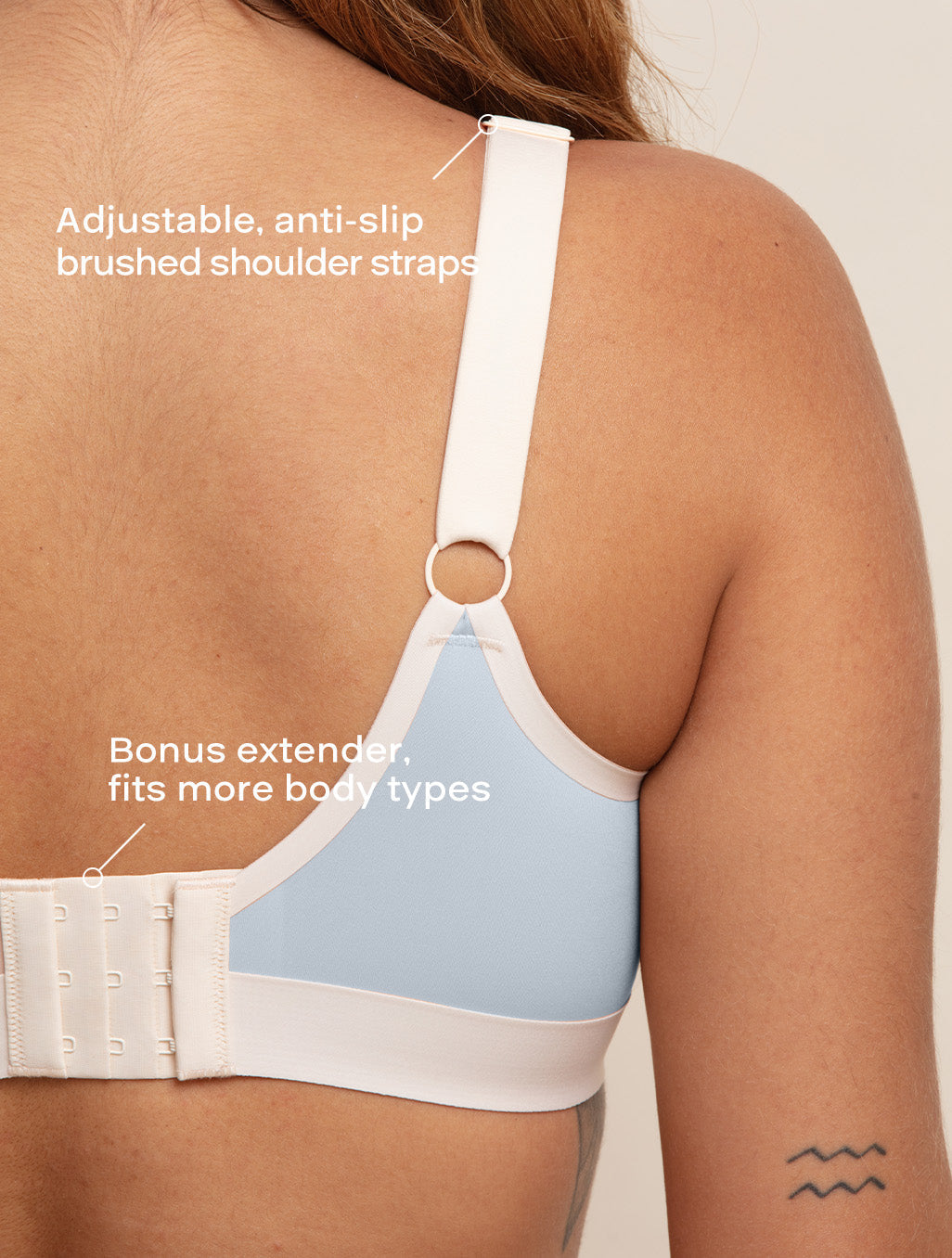 Comfelie Wireless Everyday Comfort Block V-Neck Bra