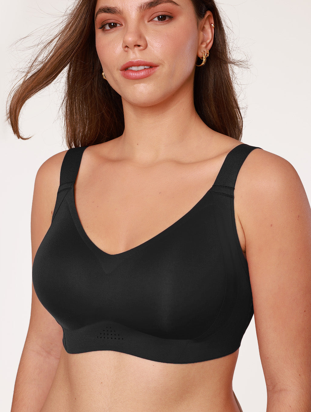 Nano Soft Full Coverage Wireless Bra for Large Breasts