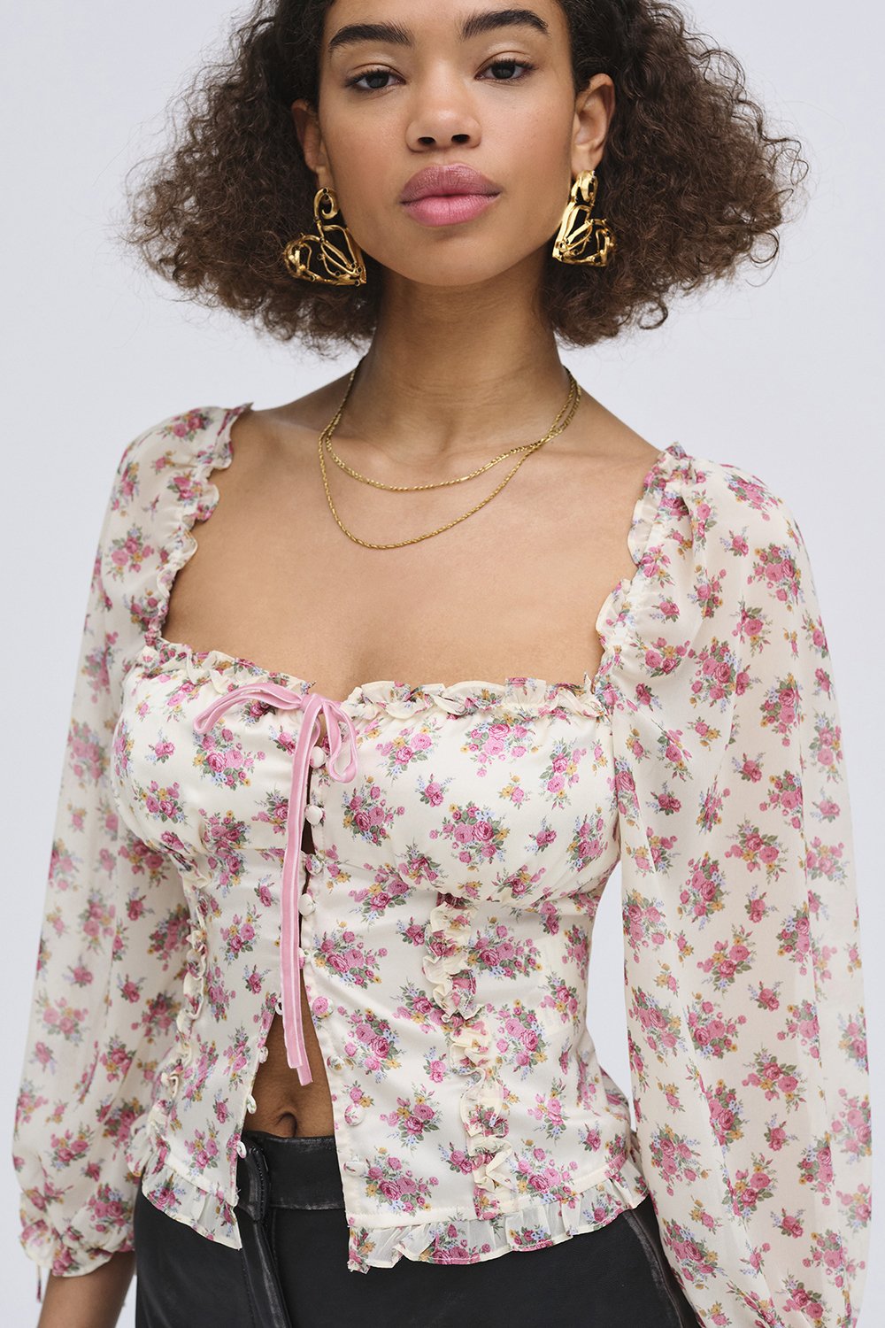 For Love & Lemons Etienne Top