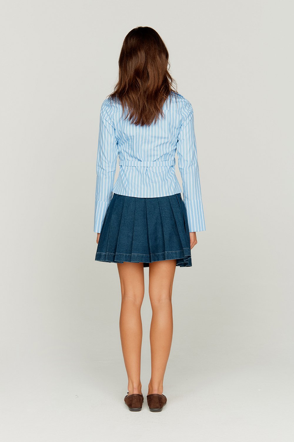 House of Sunny Fade Pleat Skirt