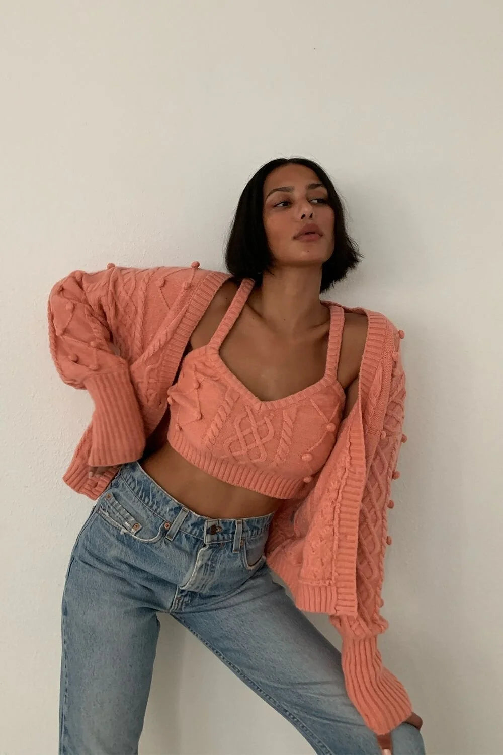 For Love & Lemons Florentina Sweater Tank