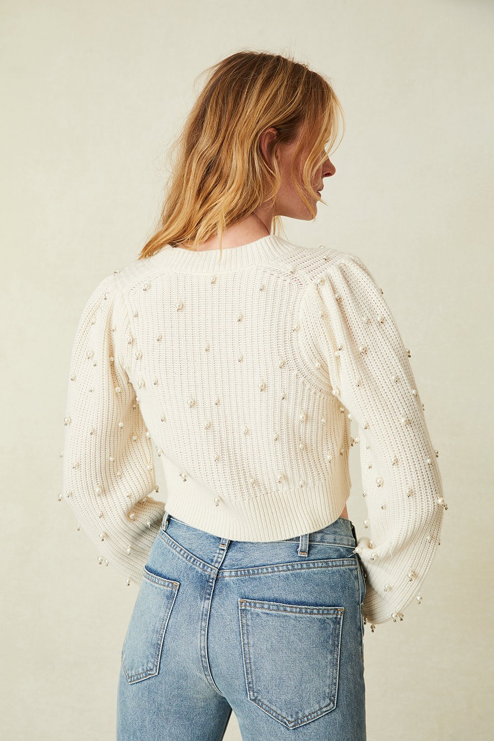 LoveShackFancy Frances Crop Cardigan