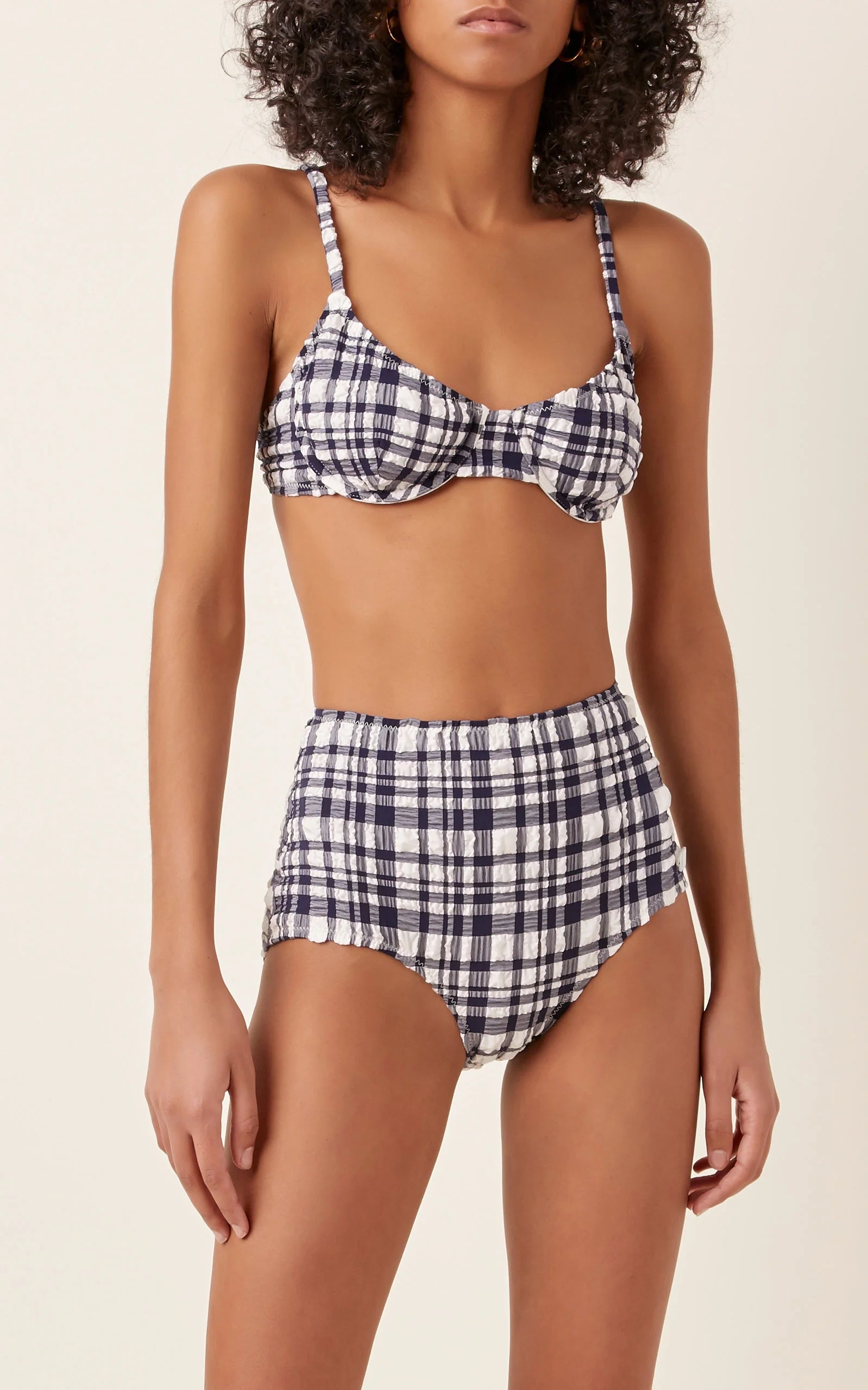 Solid & Striped The Ginger Top - Puckered Madras