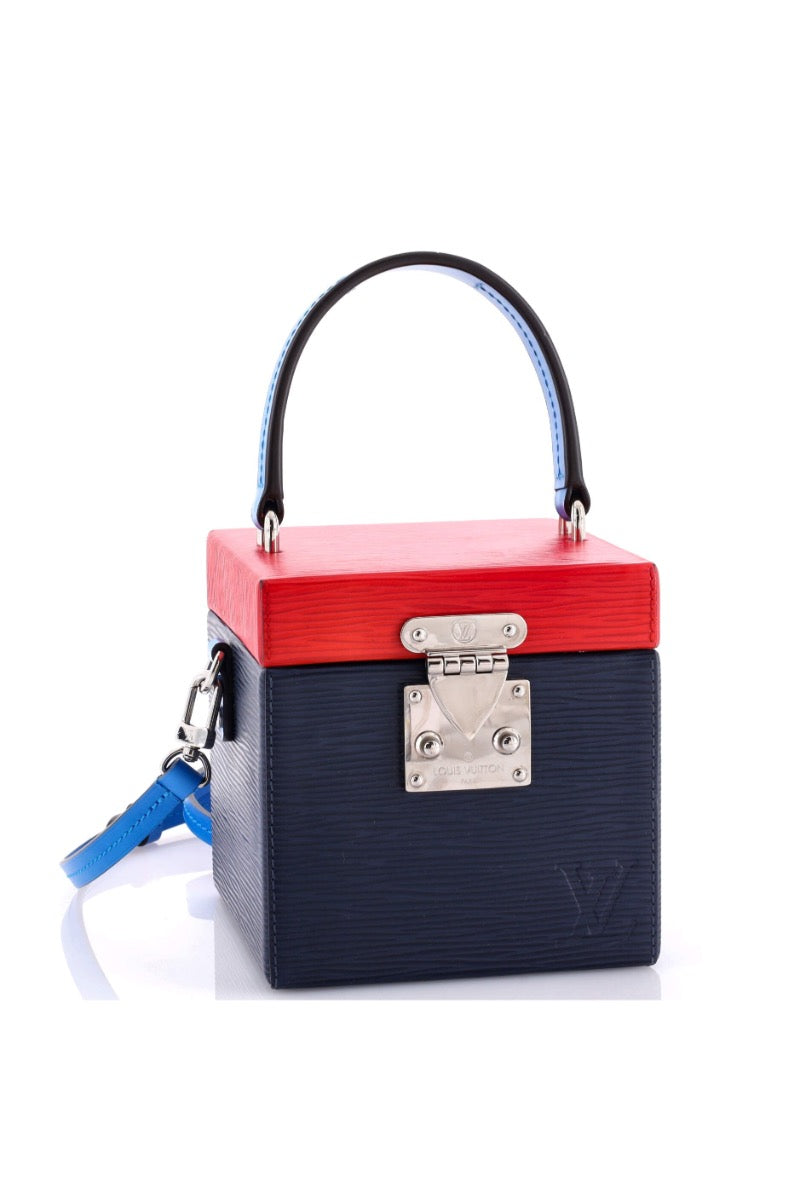 Bleeker Box-Blue/Red