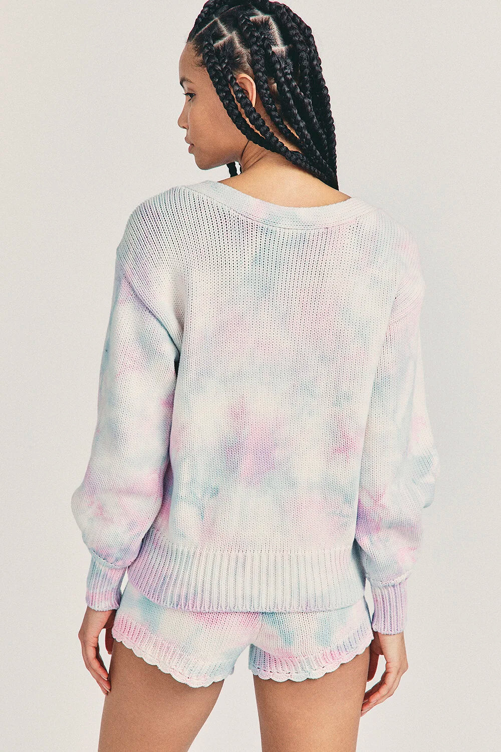 LoveShackFancy Gallatin Pullover Sweater - Cotton Candy Hand Dye