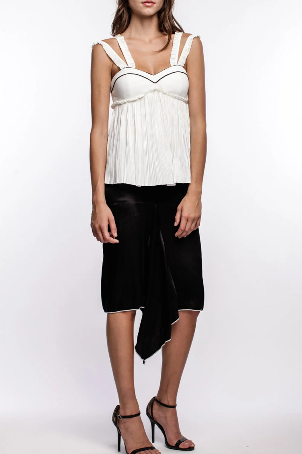 Line & Dot Habana Frill Top