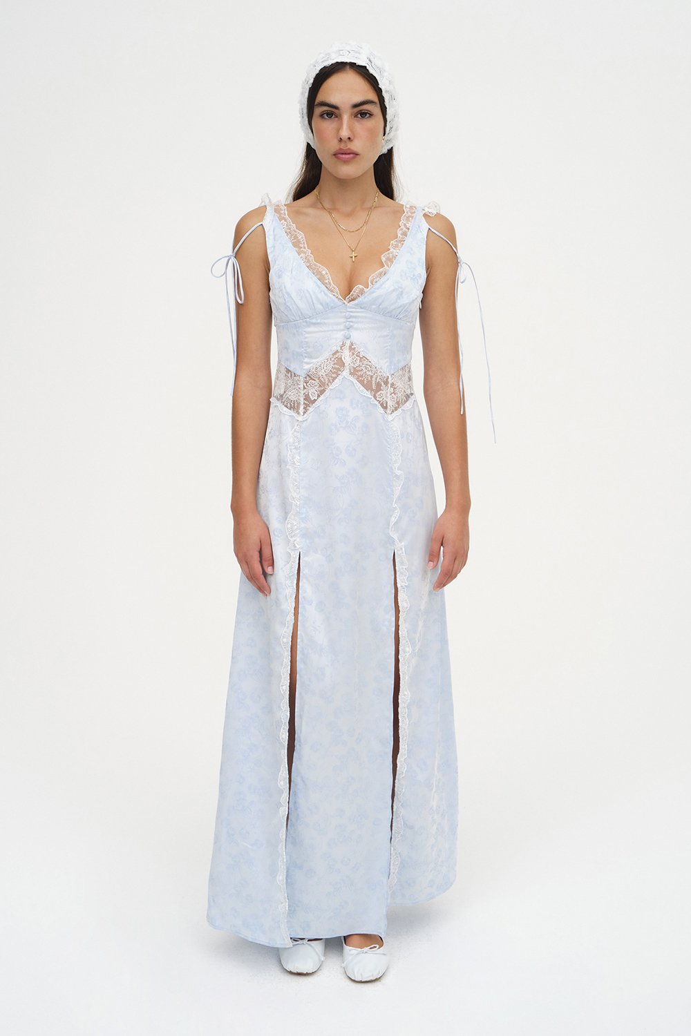 For Love & Lemons Hattie Maxi Dress