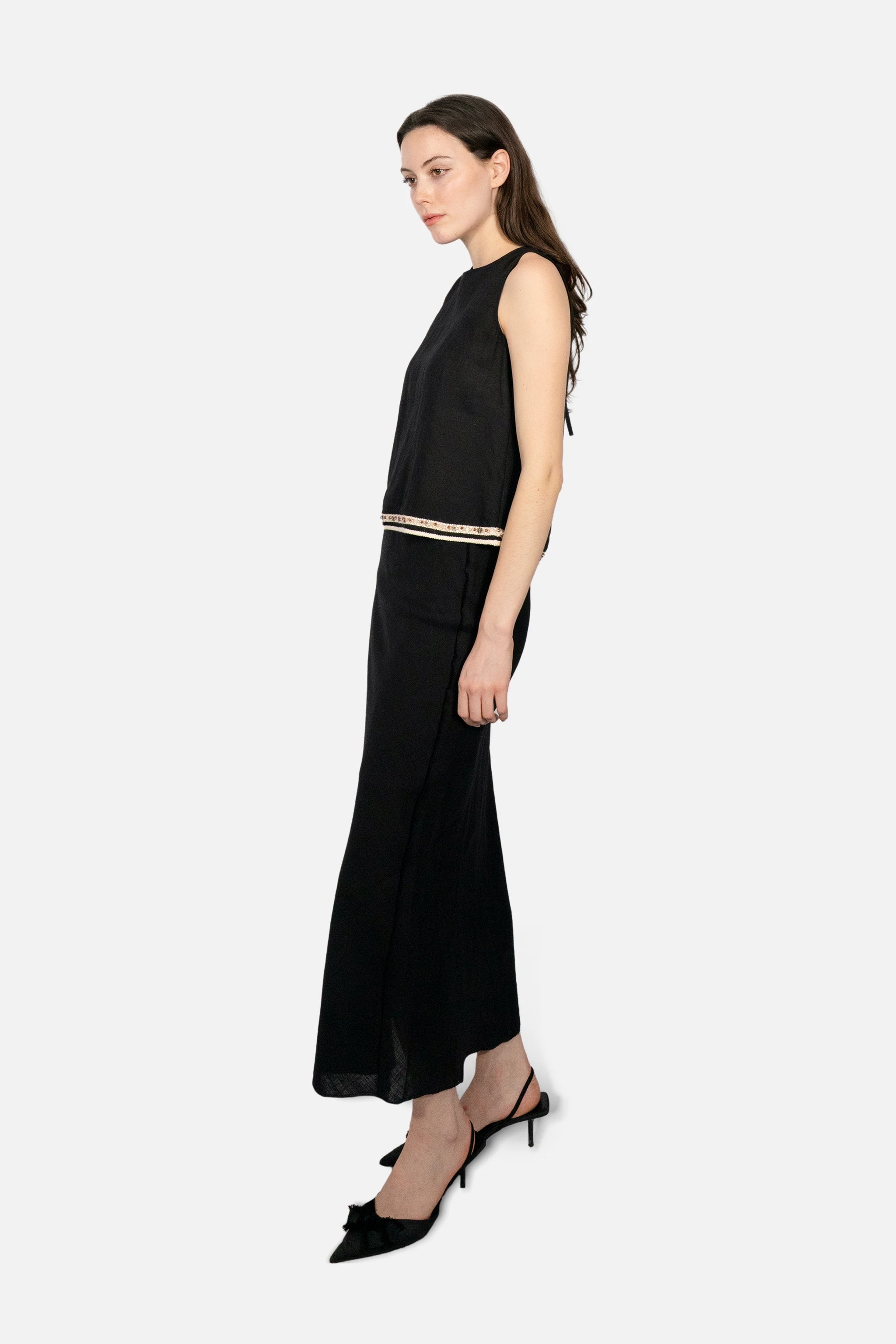 Boho Linen Top & Skirt Set - Du & Berry