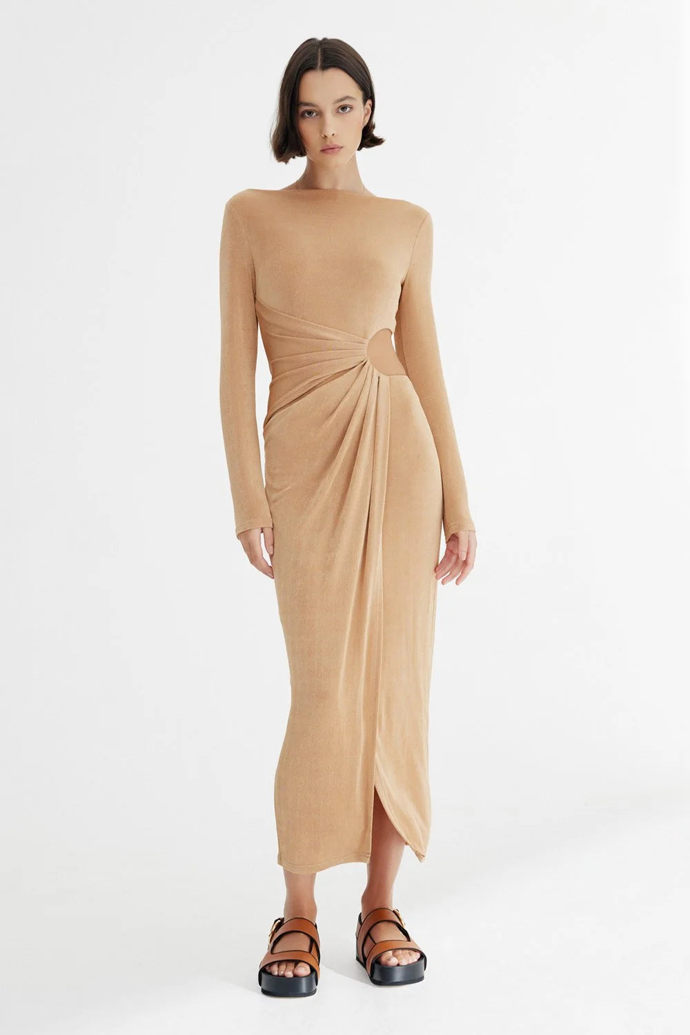 Significant Other Ivy Midi Dress - Sand