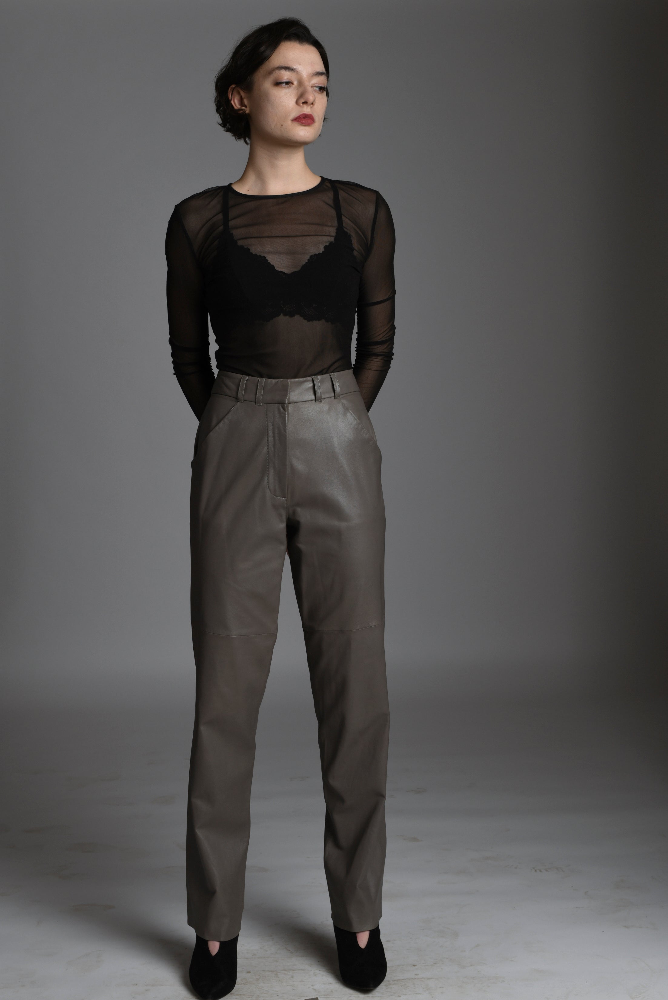Giacca Lusso Trouser Pant Cement