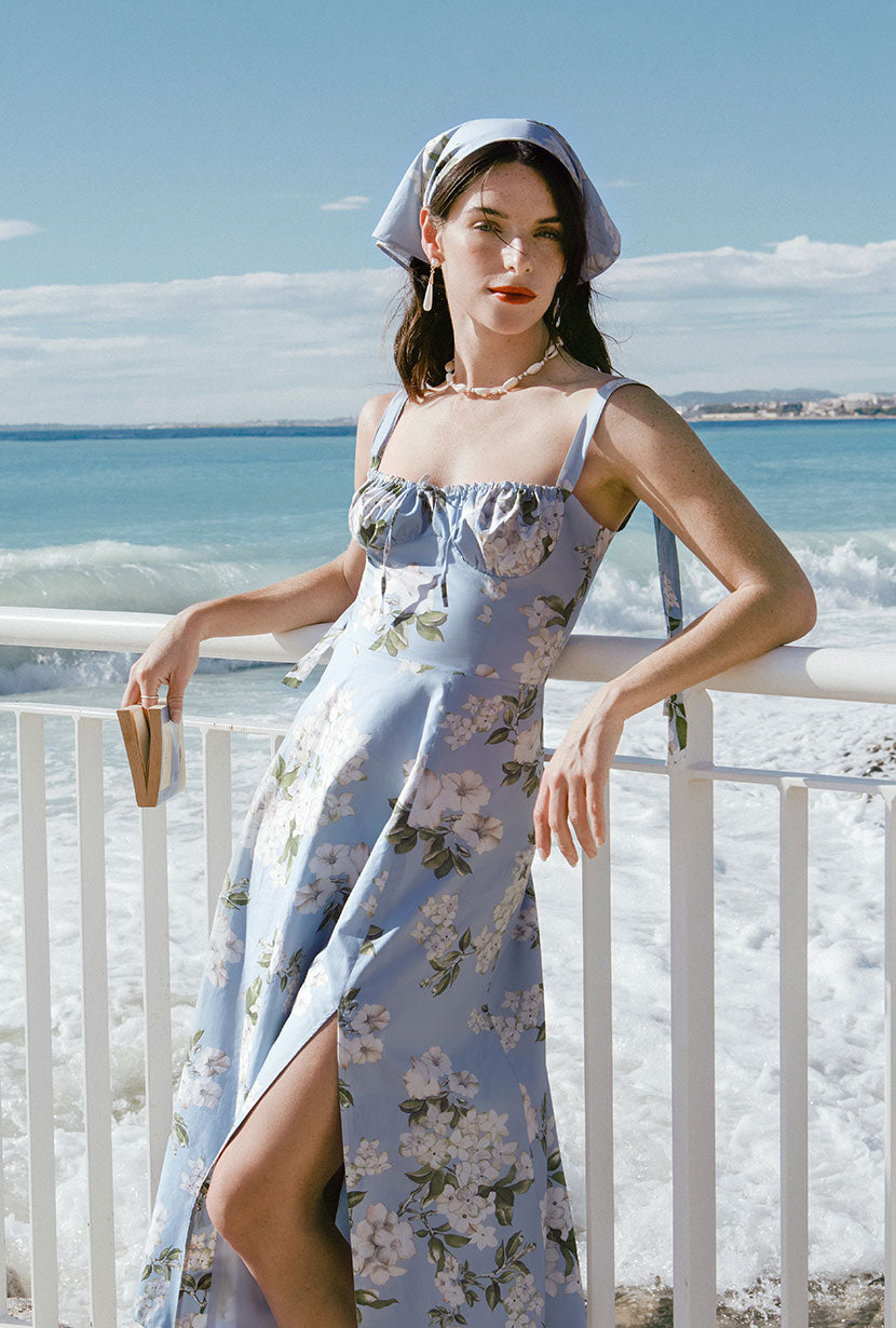 Kirsten Dress | Blue Floral