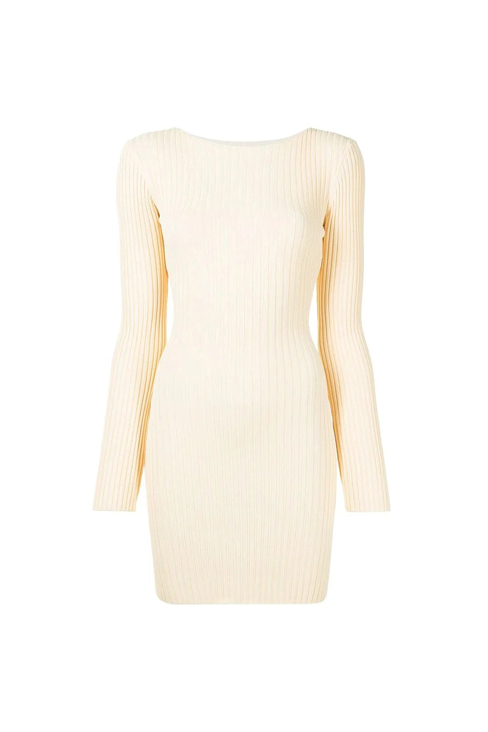 Bec + Bridge Lyla Knit Long Sleeve Mini Dress - Butter