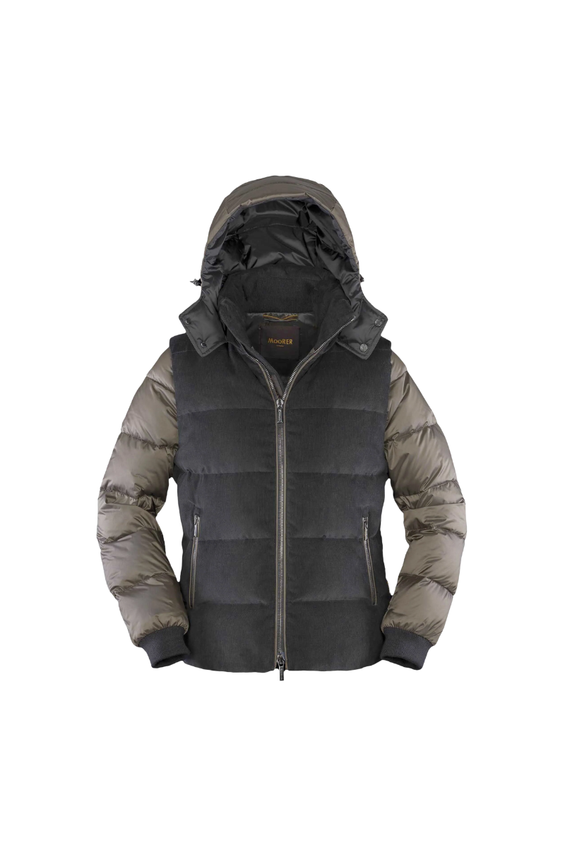 MooRER SP-CELIK-VT Puffer Jacket Nero