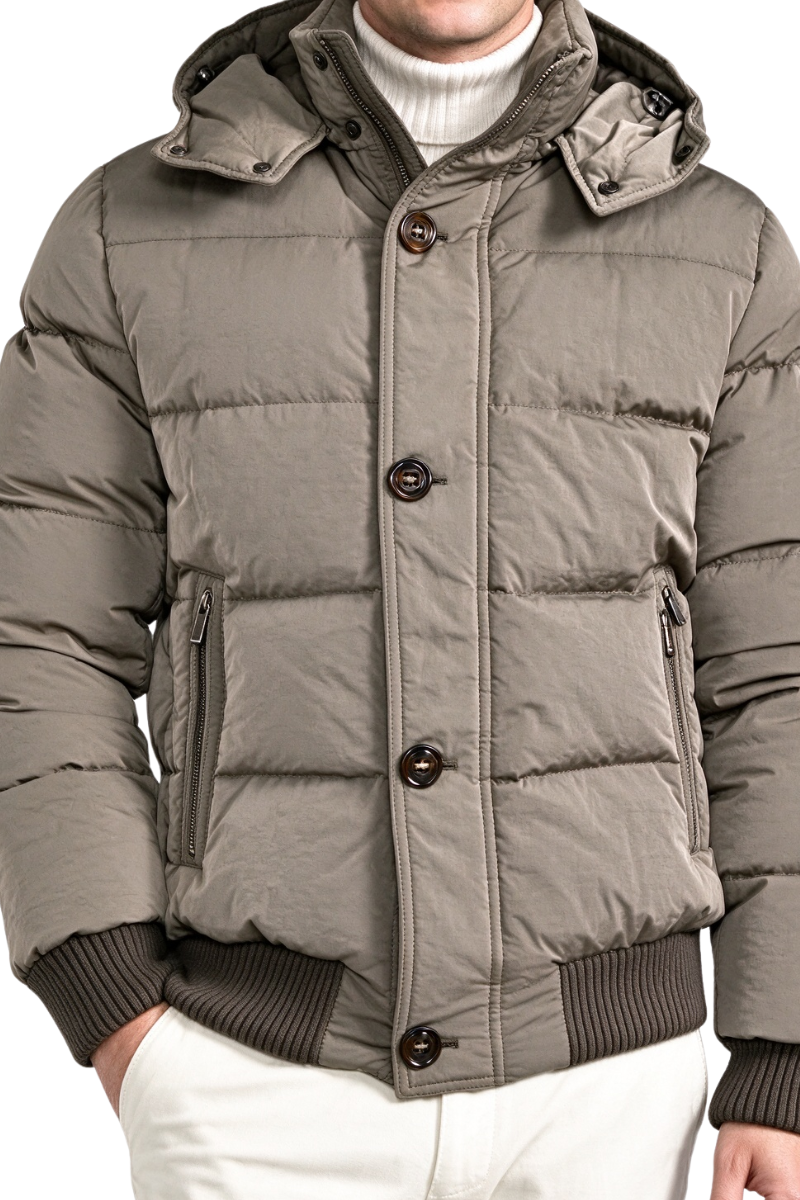 MooRER SPBACCO4DM Bomber Jacket Fango