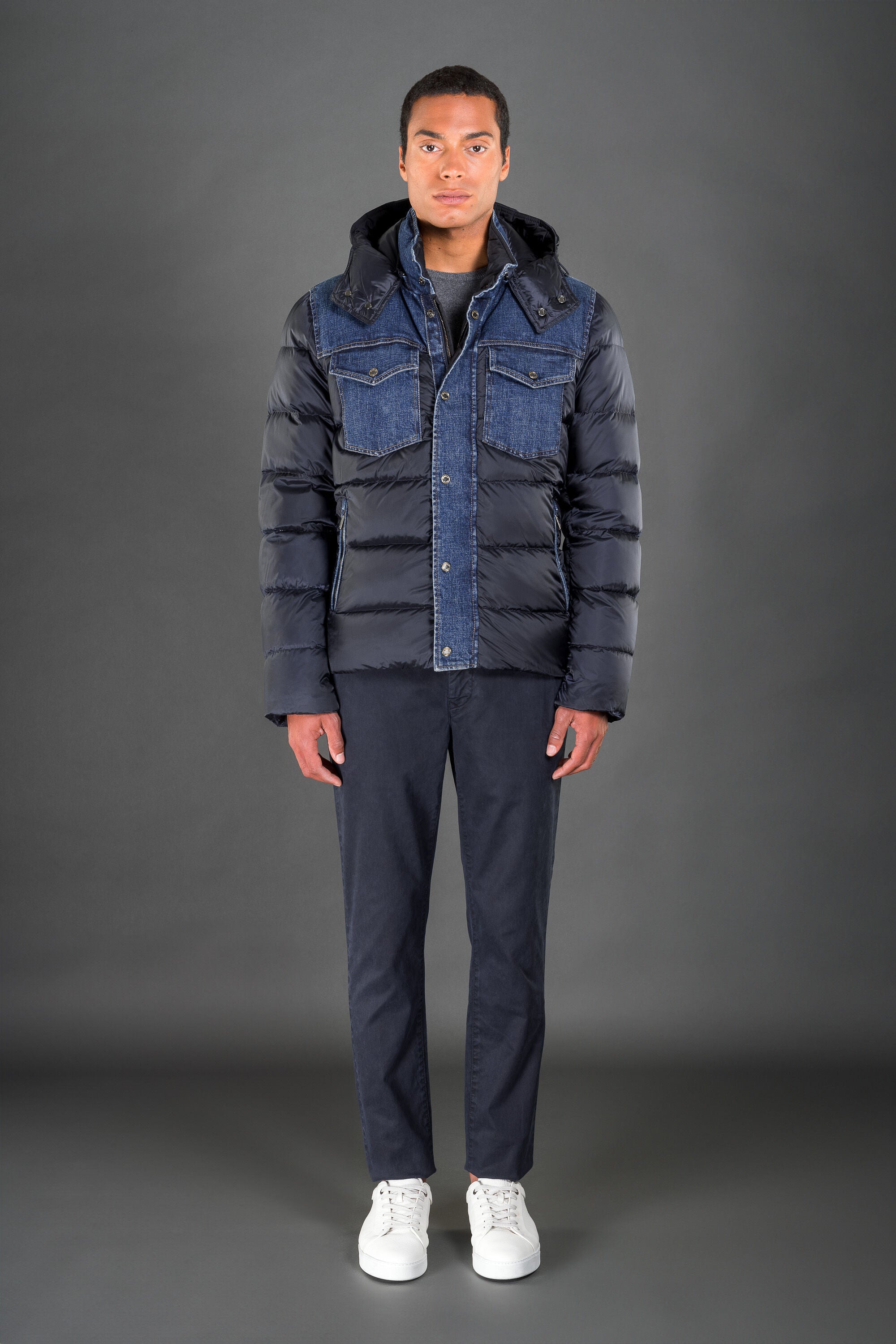 Moorer TEVE-104S Bluer Bomber Jacket