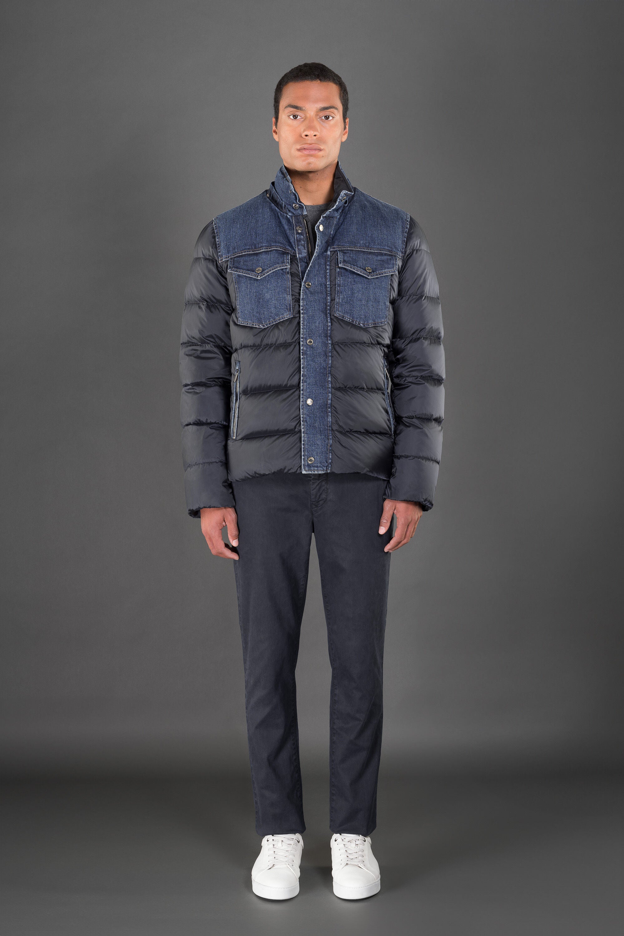 Moorer TEVE-104S Bluer Bomber Jacket