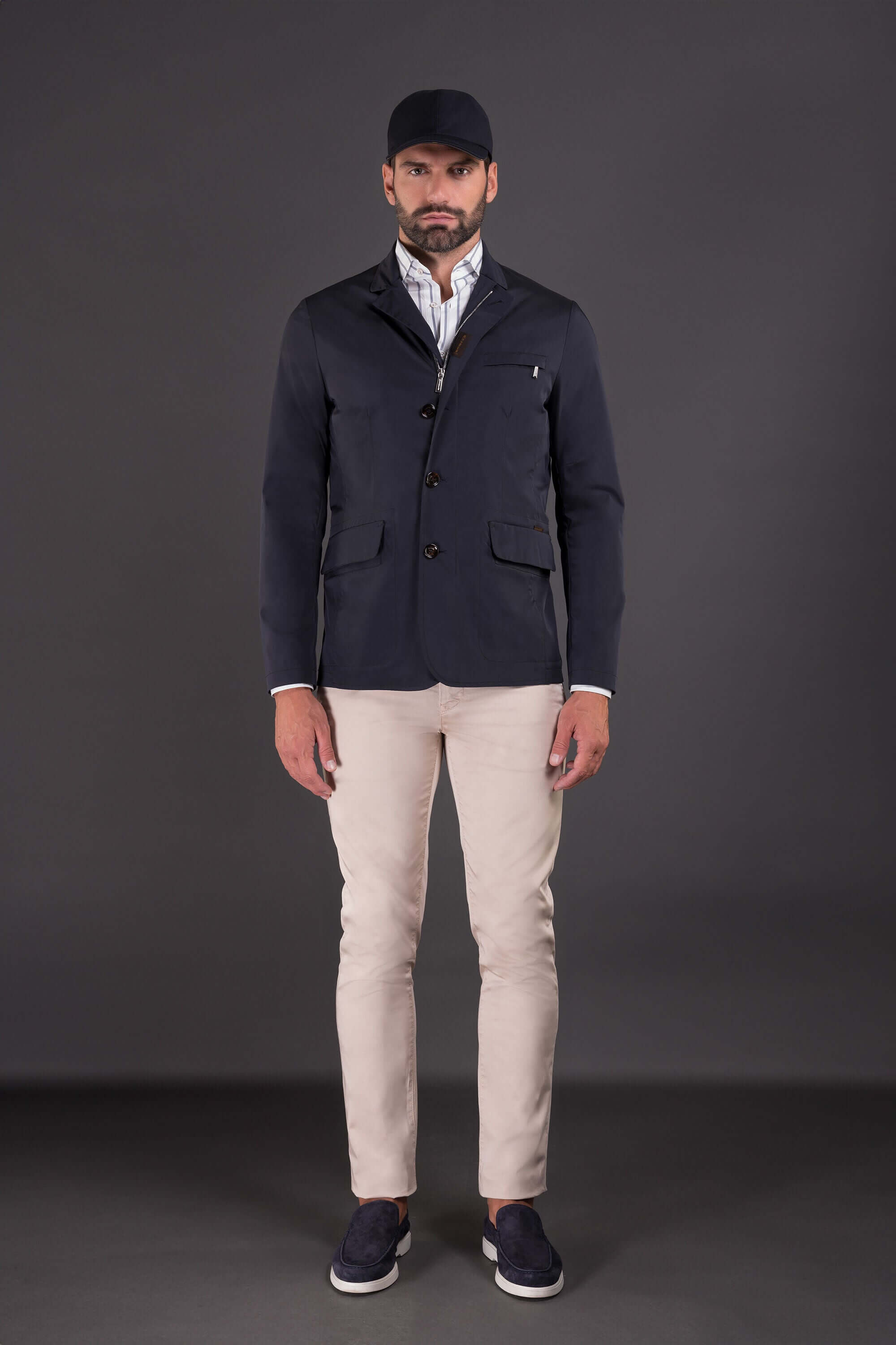 Moorer VESPUCCI-TJ Dark Blue Jacket
