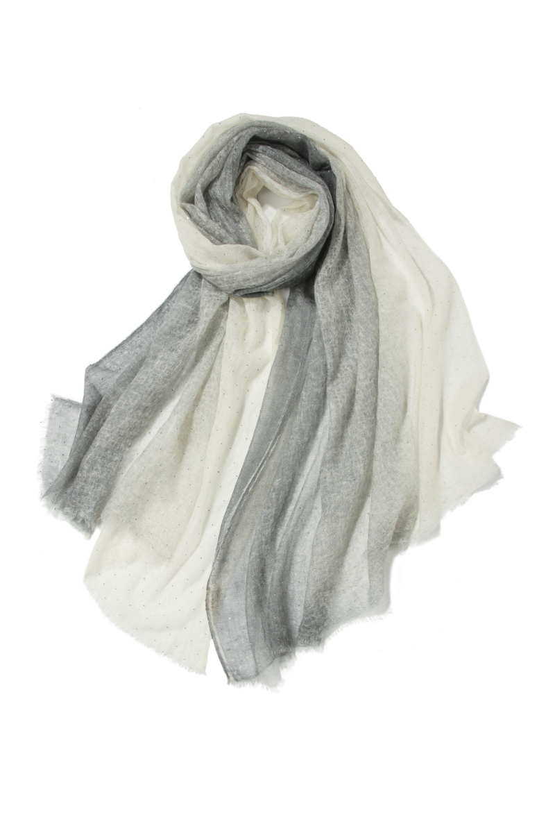 Max Simple Ombre Mist Scarf Grey MSDQ260042G