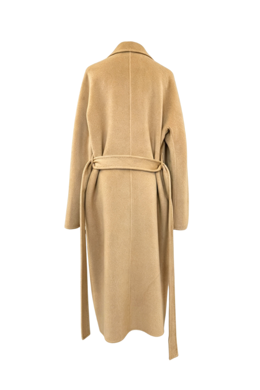 Max Simple Camel Hair Double-Breasted Coat Camel MSJS261801C