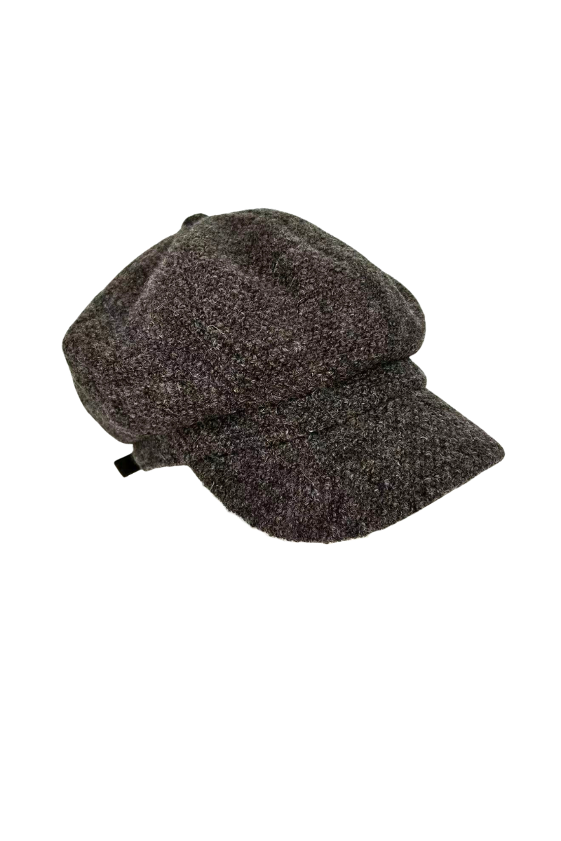 Max Simple Wool Newsboy Cap Natural MSKX260014N