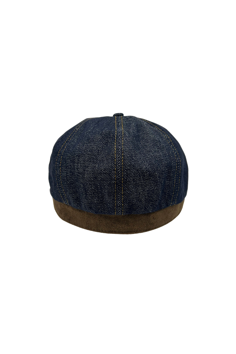 Max Simple Denim Newsboy Cap Denim Blue MSKX260016D