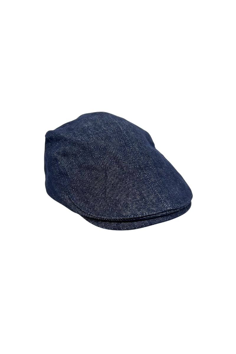 Max Simple Denim Flat Cap Denim Blue MSKX260047D