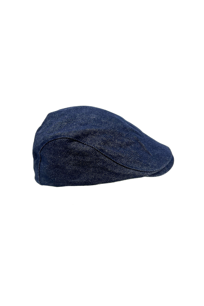 Max Simple Denim Flat Cap Denim Blue MSKX260047D