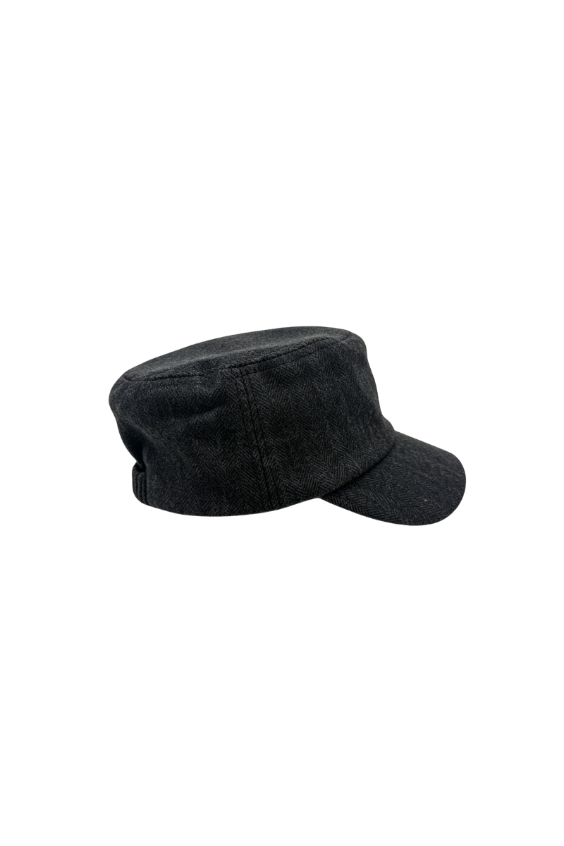 Max Simple Adjustable Military Cap Charcoal MSKX260075C