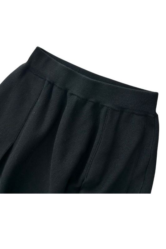 Max Simple Pleated Wool Skirt Ink MSXZ267137I