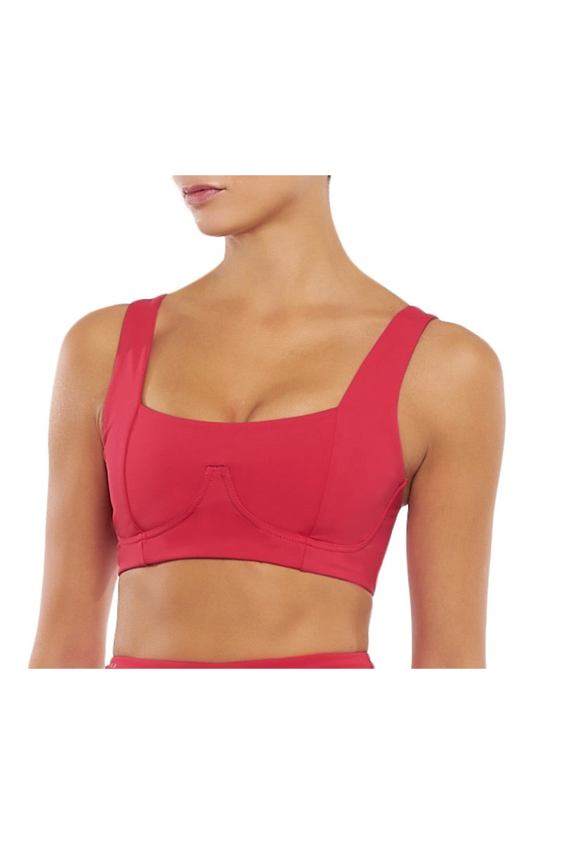 Julie Bra Top | Spanish Crimson