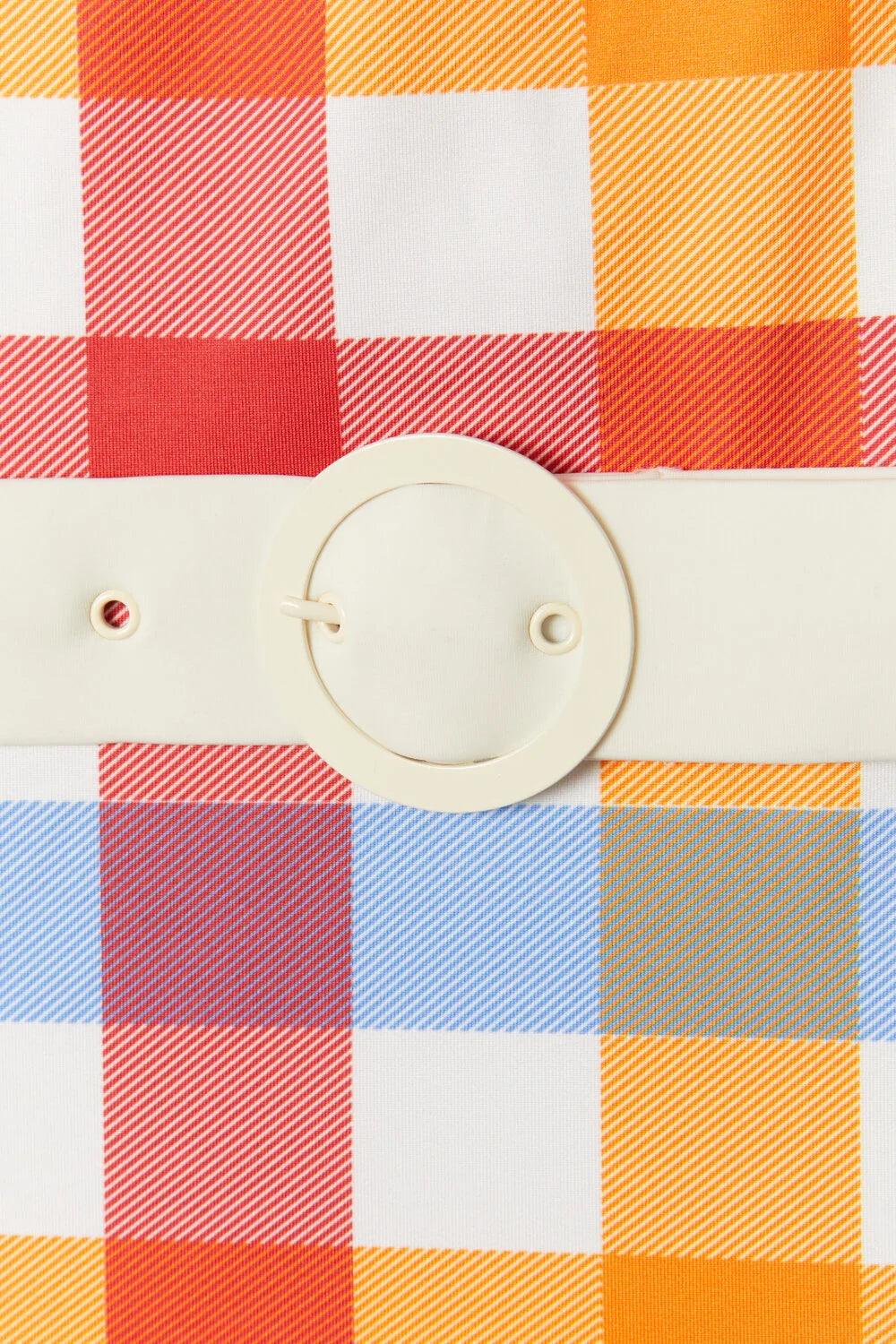 Solid & Striped The Nina Belt One Piece - Beach Plaid