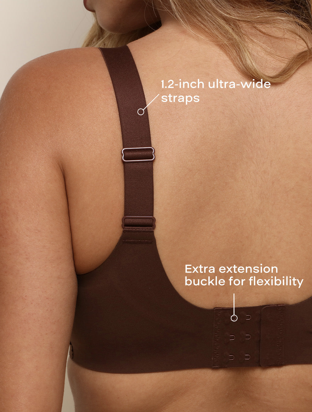 Nano Soft Full Coverage Wireless Bra for Large Breasts