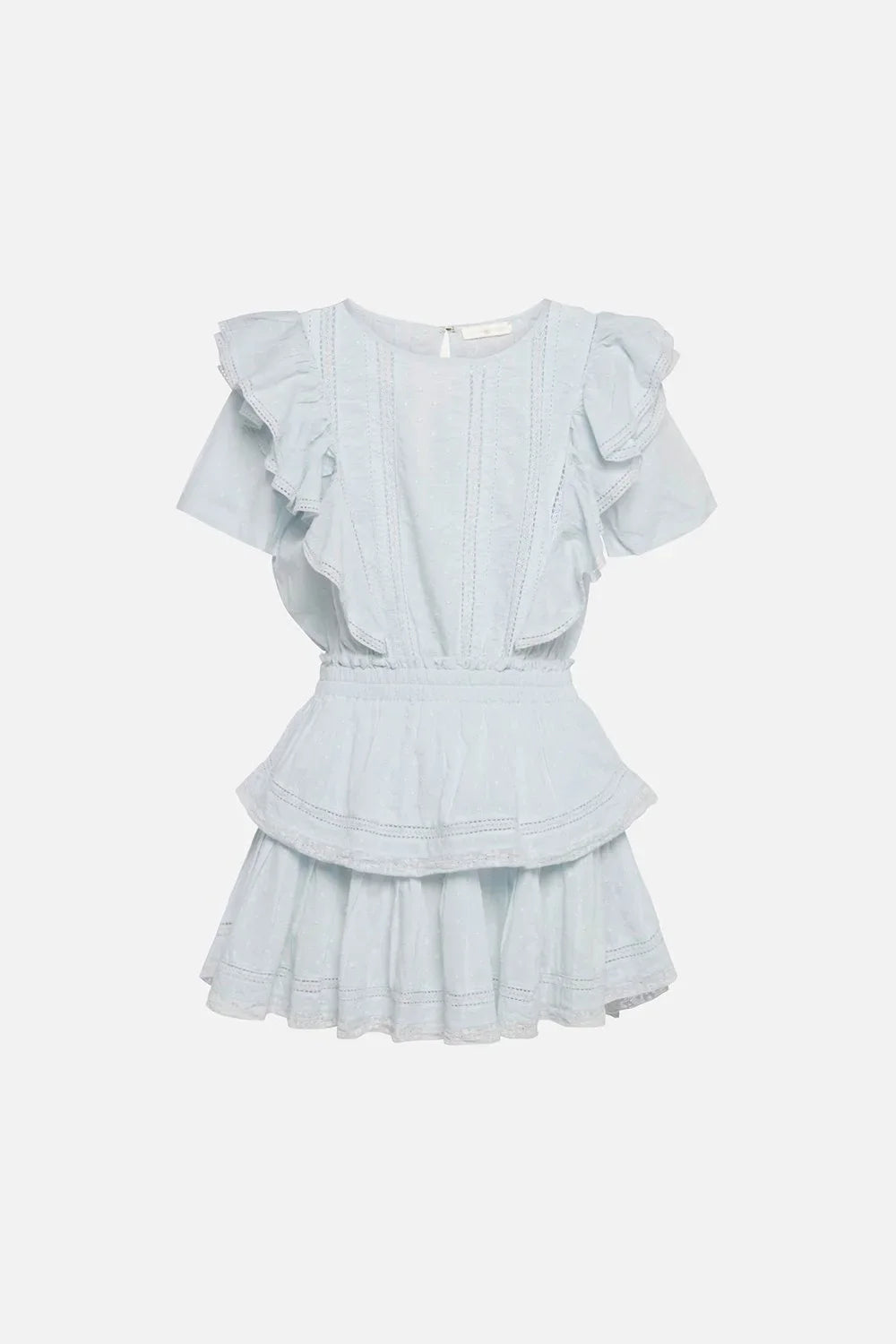 LoveShackFancy Natasha Dress - Horizon Blue Hand Dye