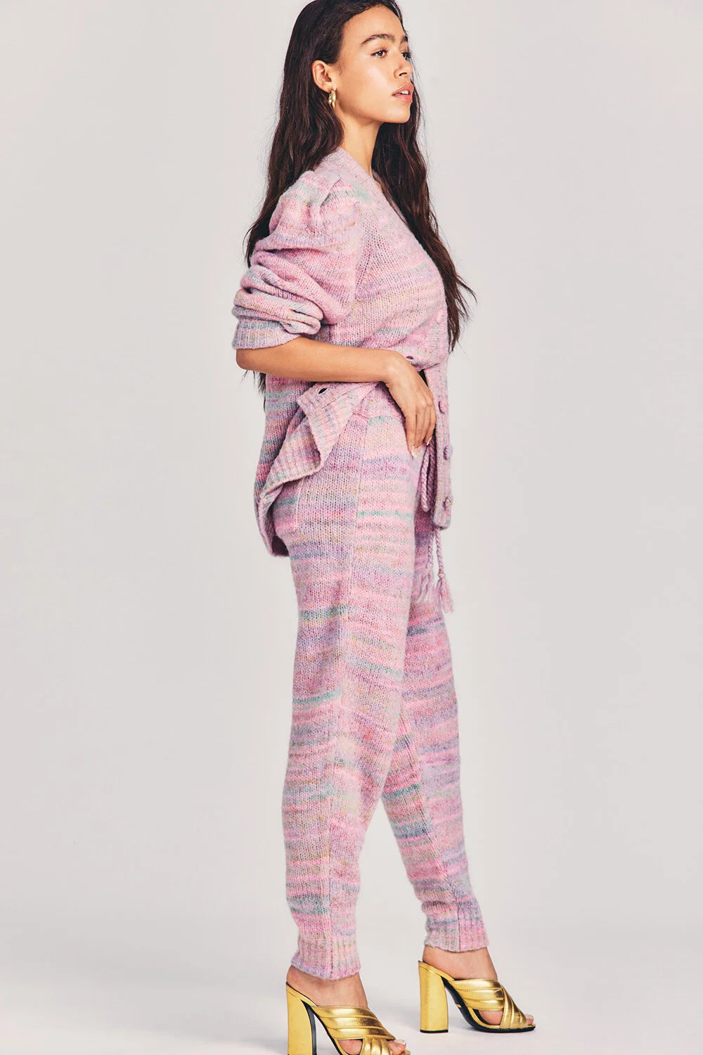 LoveShackFancy Olvera Pants - Pink Cloud