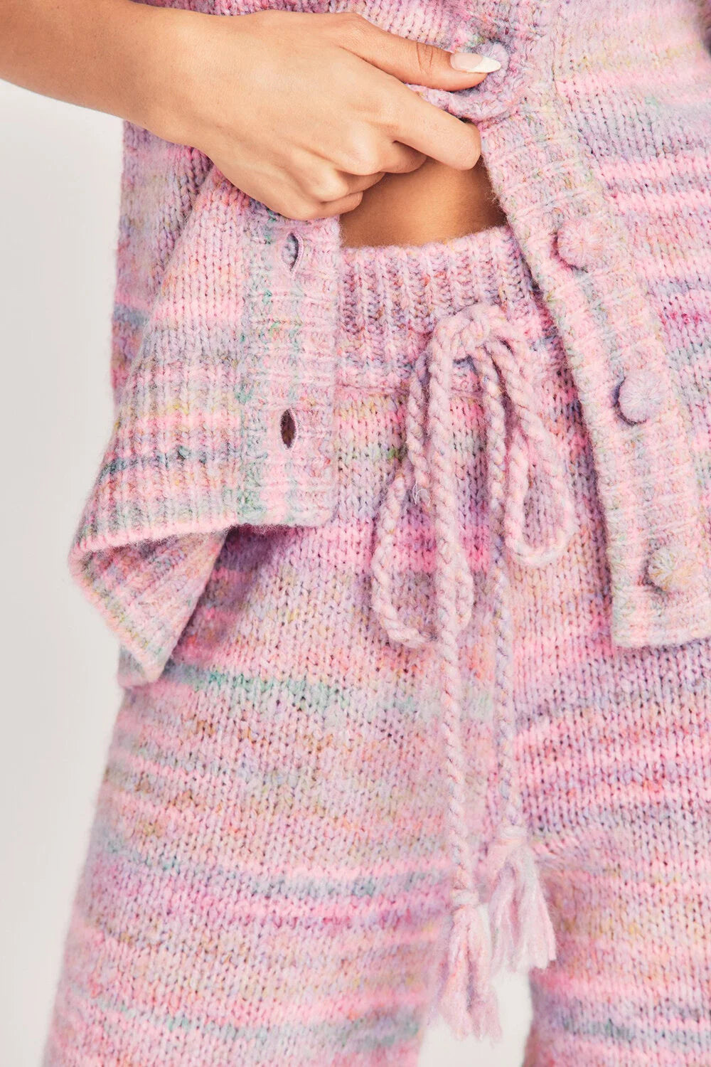 LoveShackFancy Olvera Pants - Pink Cloud