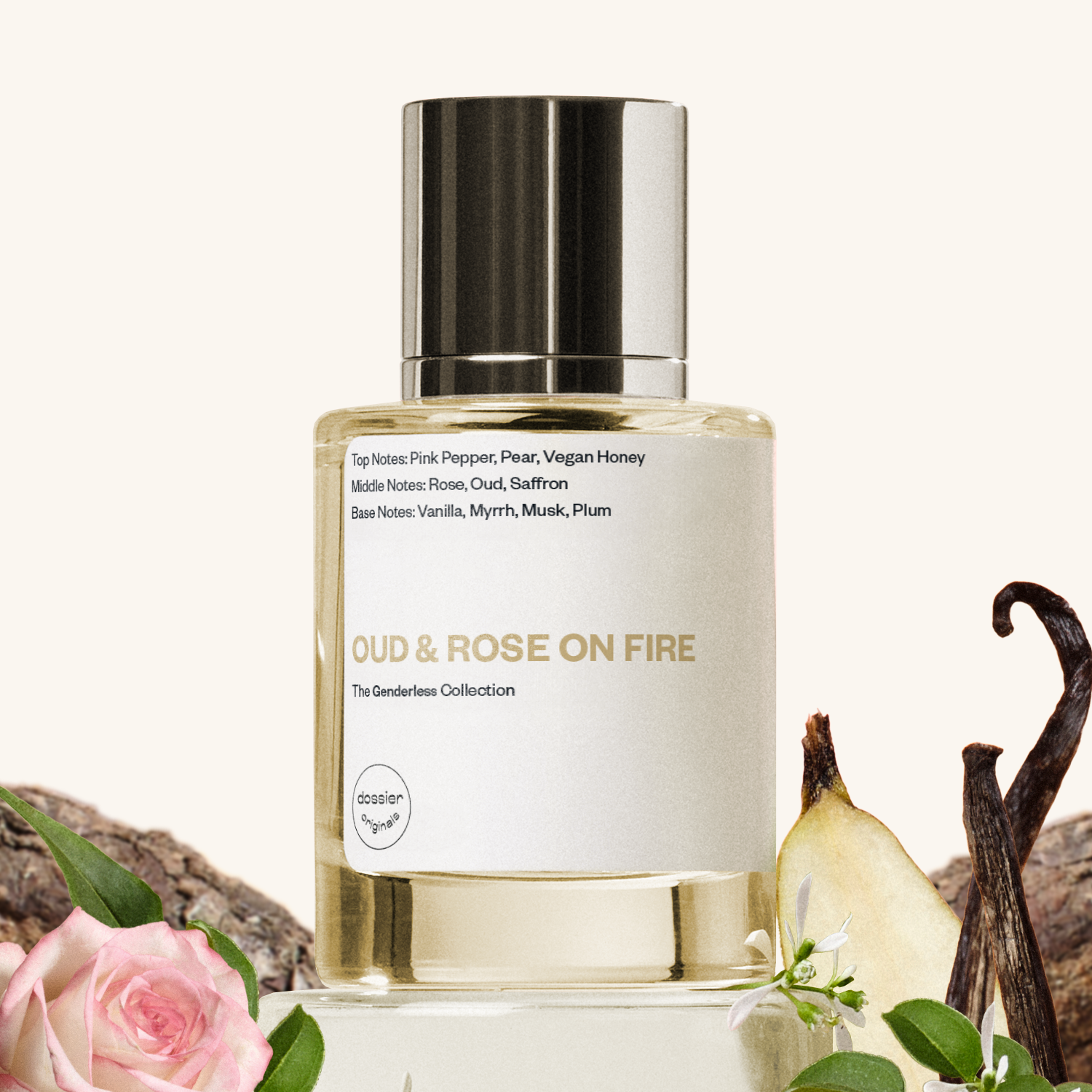 Oud & Rose on Fire