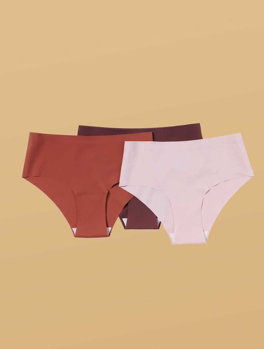 Seamless No-Show Comfort Brazilian Briefs