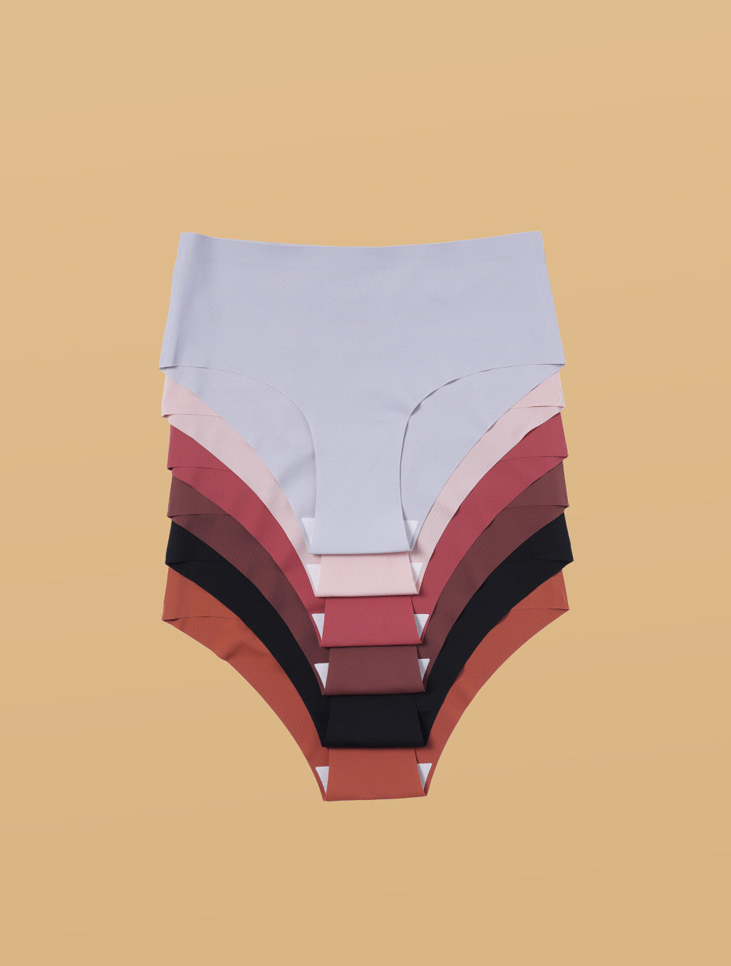 Seamless No-Show Comfort Brazilian Briefs