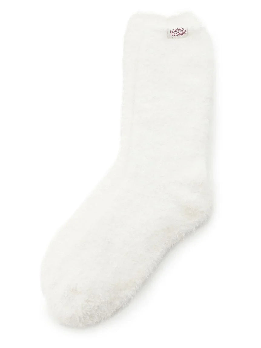Feather Fuzzy Socks
