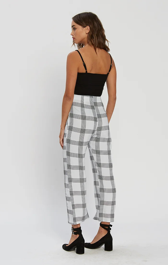 Flynn Skye Parker Pants - Cute In Checks