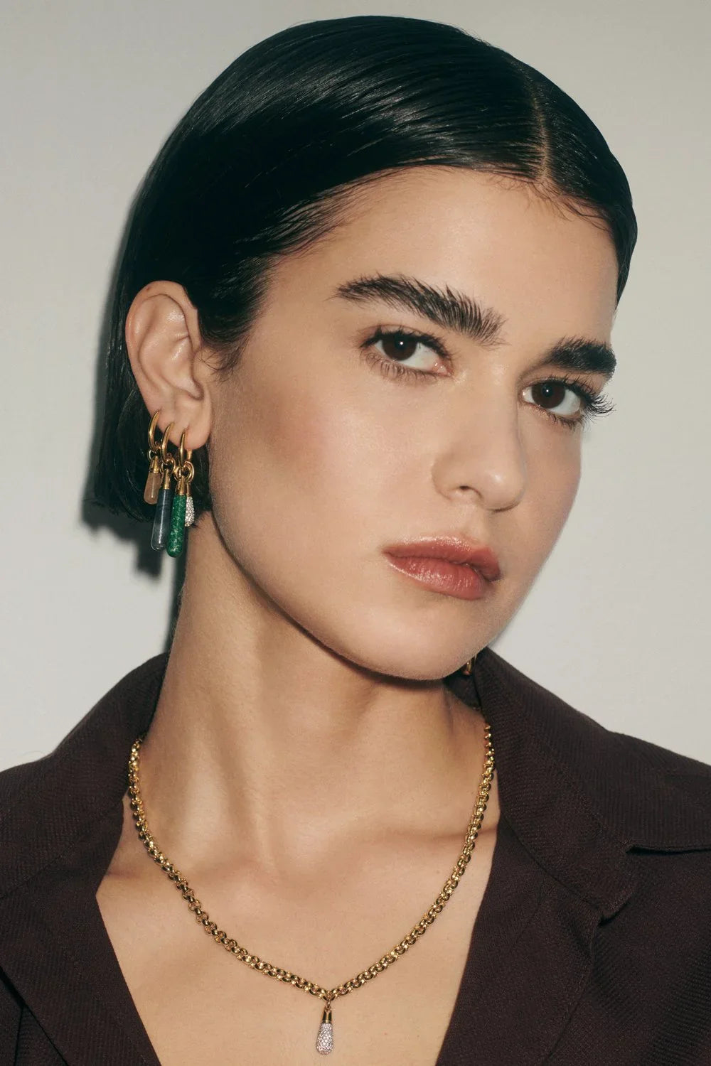 PDPAOLA Pavé Drop Pendant