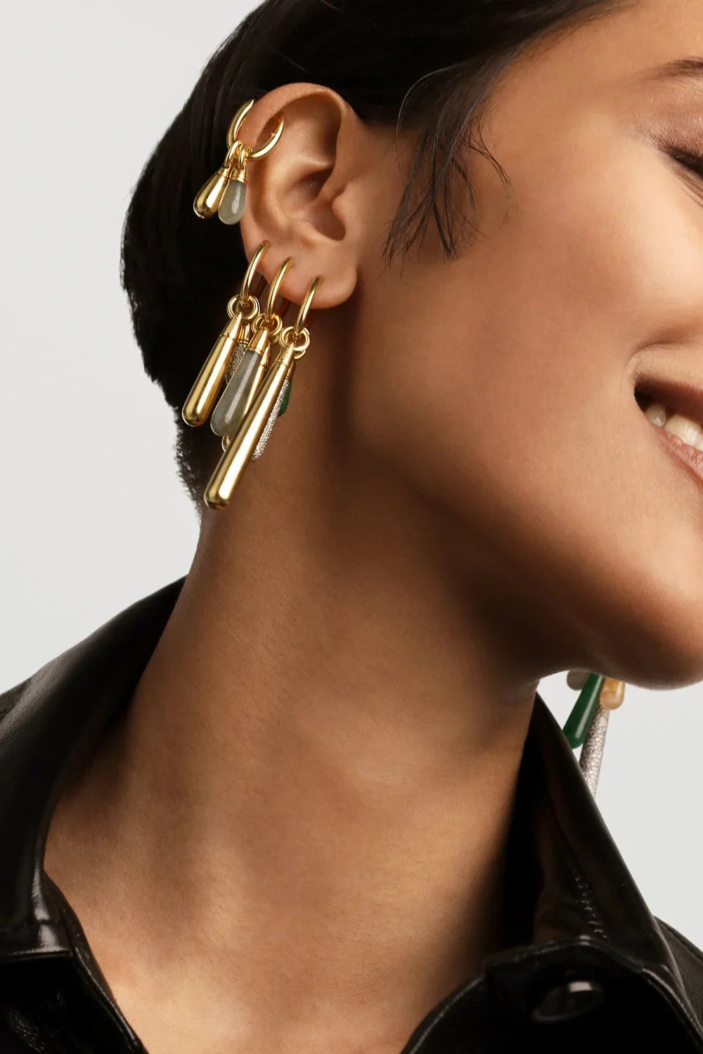 PDPAOLA Pavé Drop Pendant