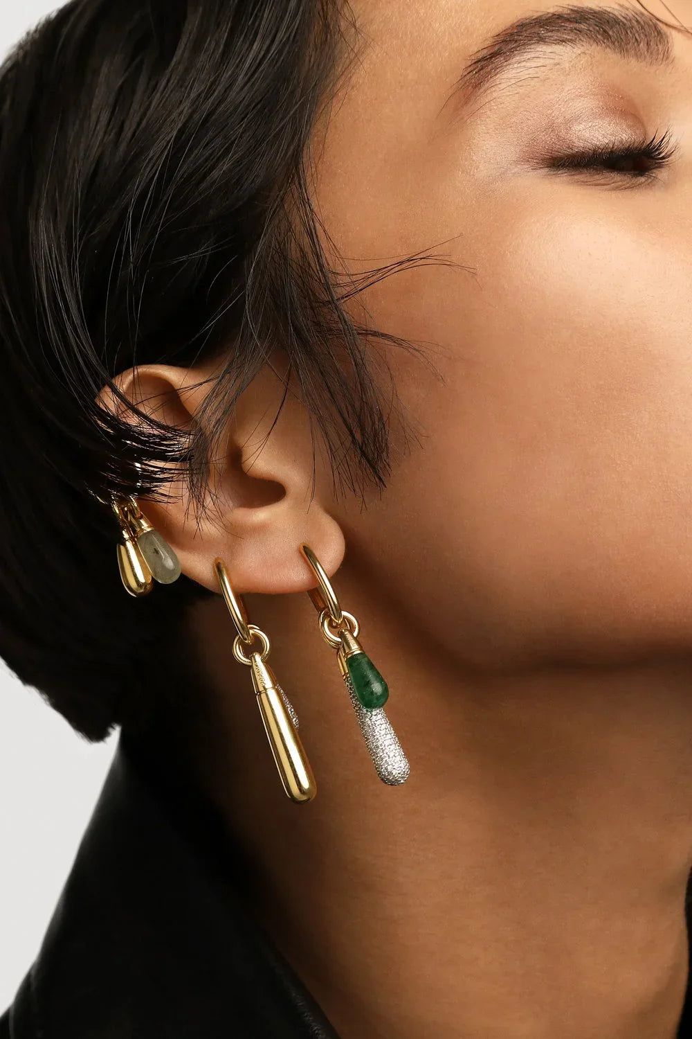 PDPAOLA Pavé Large Drop Pendant