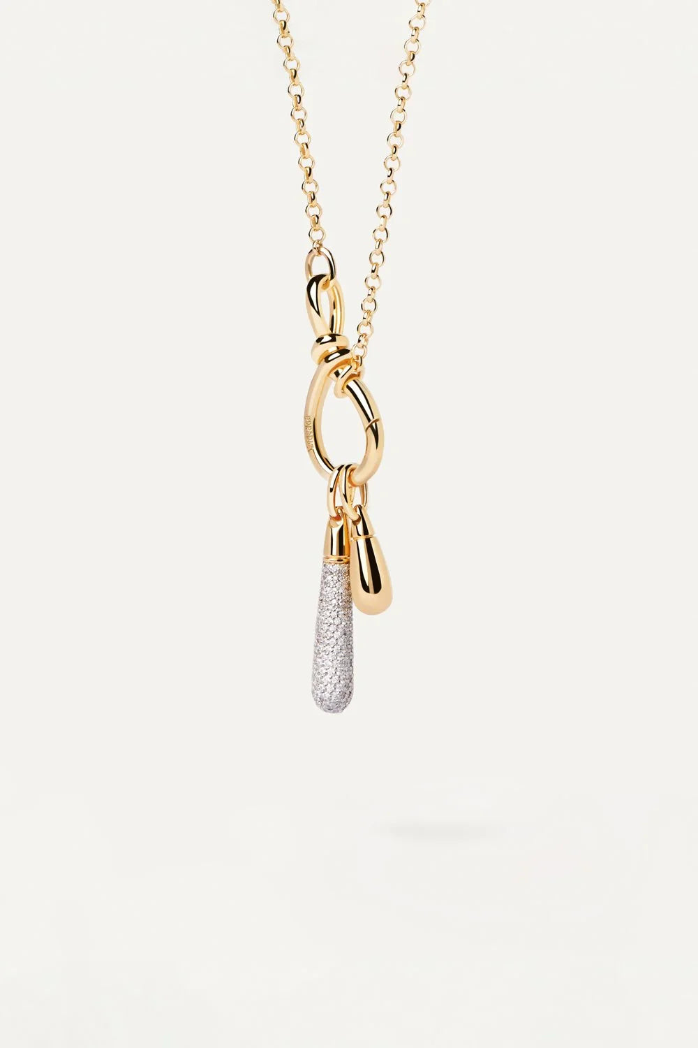 PDPAOLA Pavé Large Drop Pendant