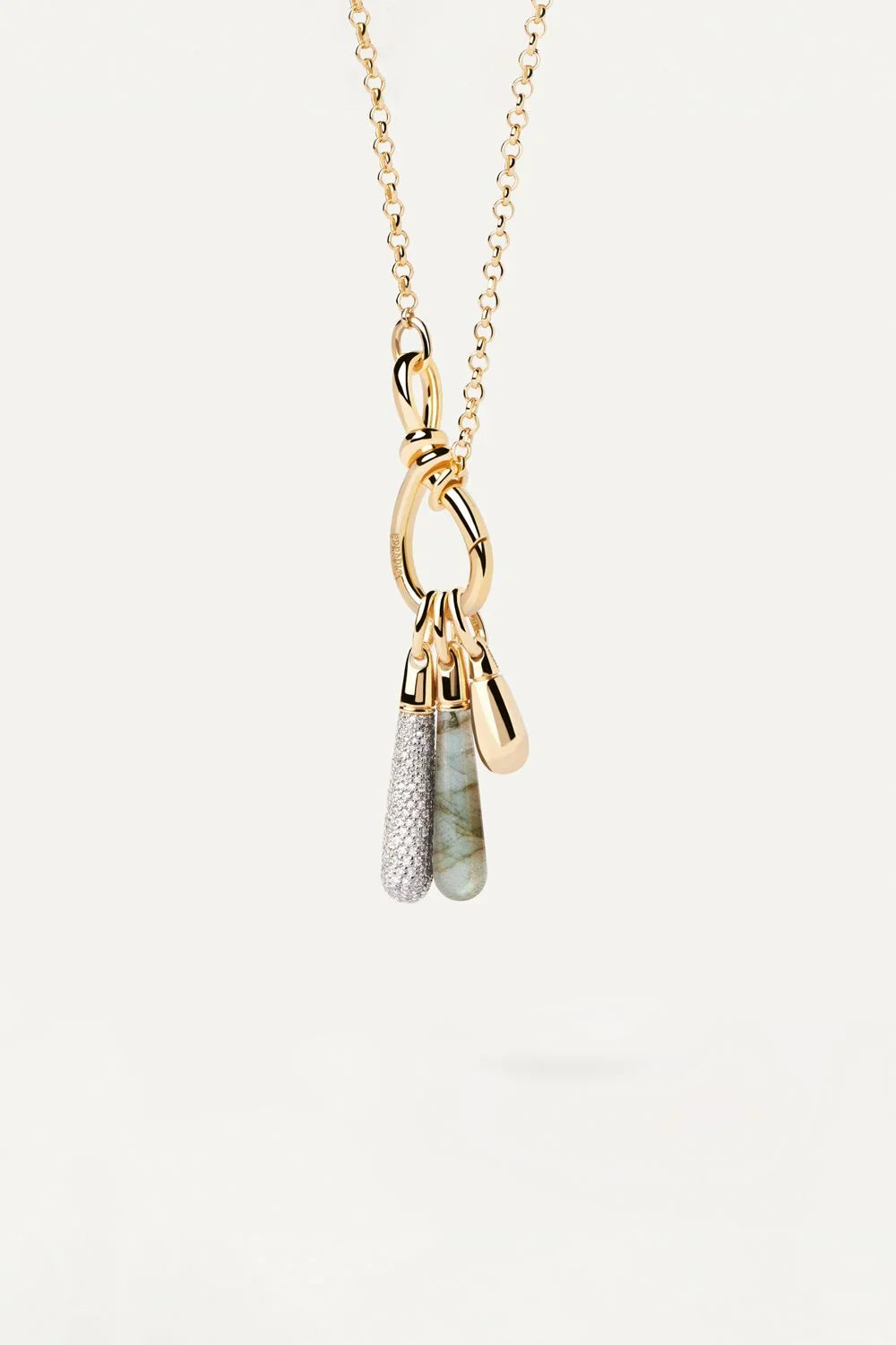 PDPAOLA Pavé Large Drop Pendant